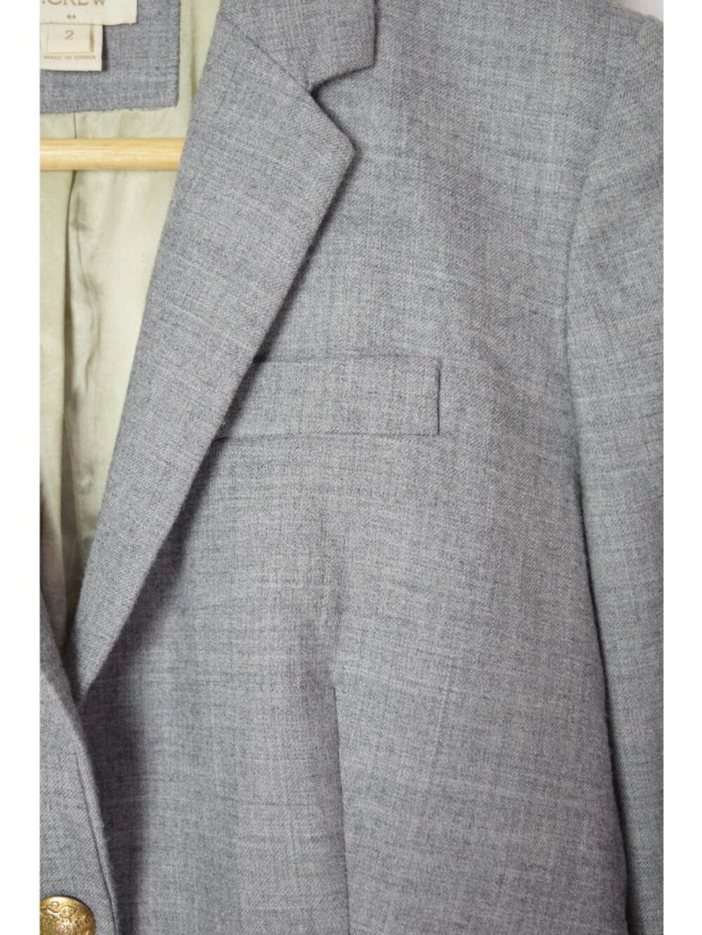 J. CREW CLASSIC SCHOOLBOY SINGLE BREASTED BLAZER JACKET - Picture 4 of 11